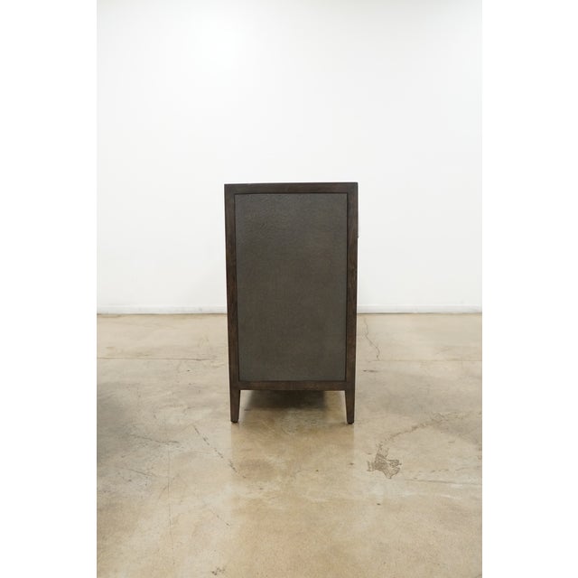 Wood Bassett Emilia Shagreen Credenza For Sale - Image 7 of 18