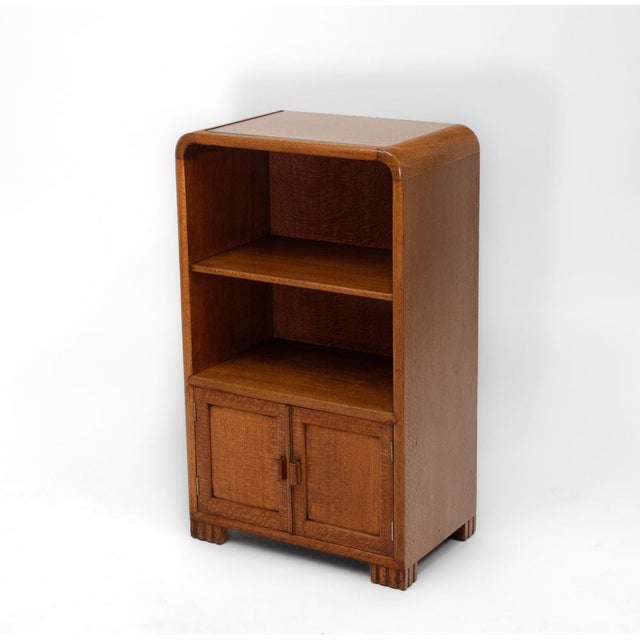 Art Deco Oak Side Cabinet by Betty Joel for Token Works, 1930s For Sale - Image 15 of 16