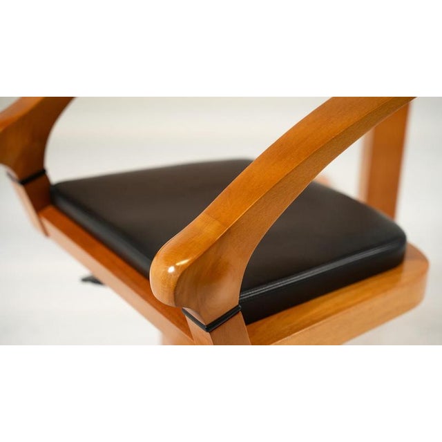 Mid-Century Desk and Matching Chair attributed to Massimo Scolari for Giorgetti, Italy, 1990s, Set of 2 For Sale - Image 15 of 17