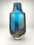 Large Blue Glass Vase with Florida Decor by Heinrich Loffelhardt for Schott-Zwiesel, 1970 For Sale - Image 11 of 11