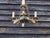 Mid-Century French Empire Style Bronze 3-Branch Swan Chandelier by Lucien Gau, 1970s, in Very Good conditions. Designed...