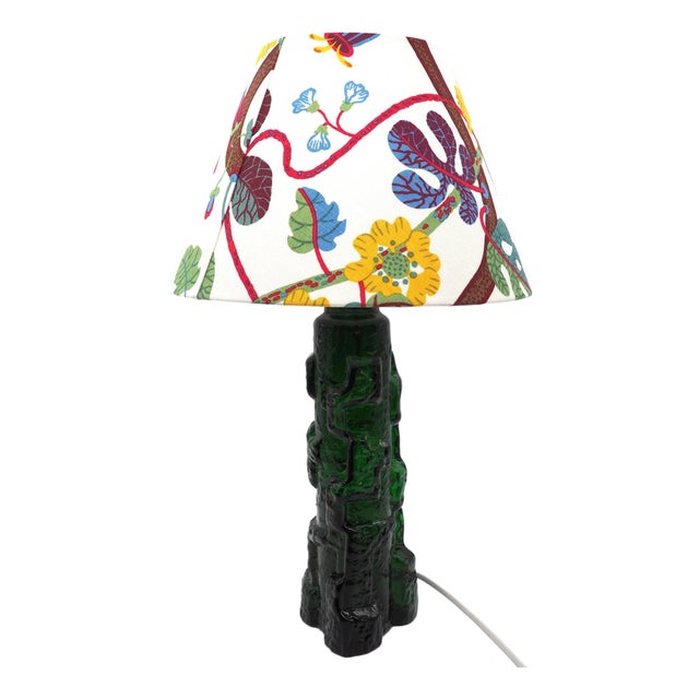 Glass Table Lamp by P. Kedelv for Reijmyre, 1960s For Sale - Image 15 of 15