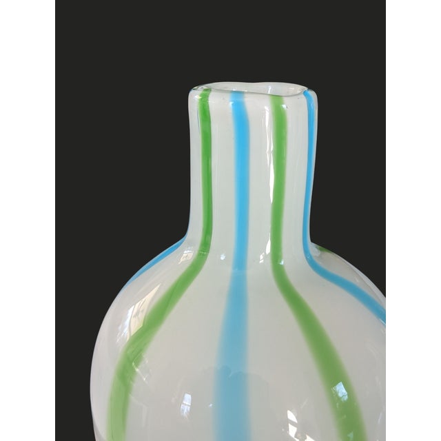 Vintage 1990s Murano Glass Style Gourd Vases- A Pair For Sale - Image 11 of 13