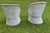 Mid-Century Modern Set of (2) Vintage Wicker Rattan Barrel/Bucket Style Chairs For Sale - Image 3 of 14