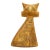 Mid 20th Century Mid-Century Modern Hedi Schoop "Turnabout Cat" Pottery Figure For Sale