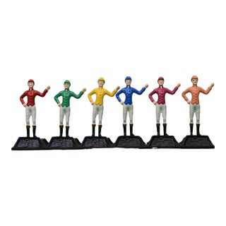Set X 6 "21" Club Jockey Placecard Holders For Sale