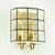 Stunning pair of mid-century modern glass wall lights/sconces from limburg, germany's leading glasswork, renowned for its...