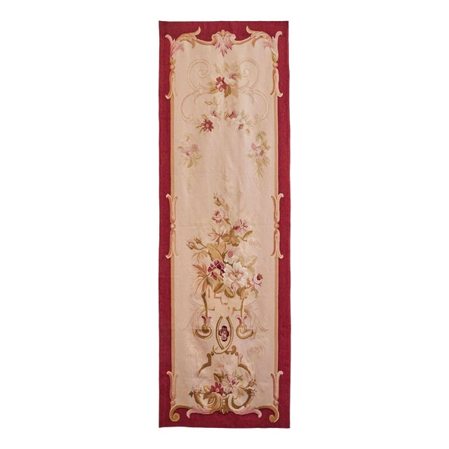 Long Savonnerie Tapestry from Aubusson For Sale