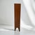 Brown Vintage Tapered Bookcase with Brass Feet, 1950s For Sale - Image 8 of 9