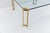 Vintage Brass and Glass Coffee Table attributed to Peter Ghyczy, 1970s For Sale - Image 11 of 16