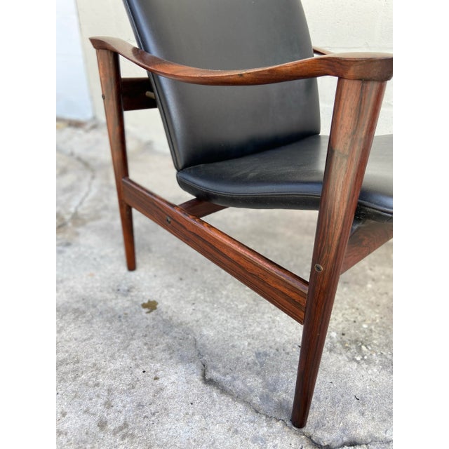 Wood Mid Century Modern Lounge Chair 'Model 711' | by Fredrik Kayser for Vatne Lenestolfabrik For Sale - Image 7 of 11