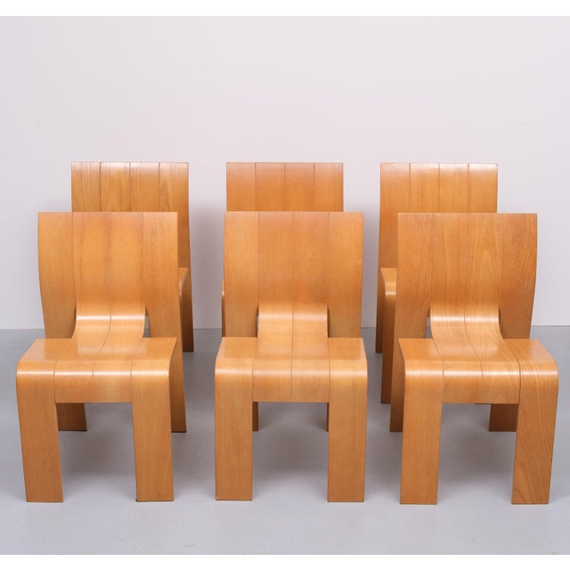 1970s Strip Chairs by Gijs Bakker for Castelyn, 1970s, Set of 6 For Sale - Image 5 of 11