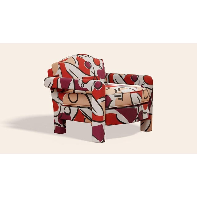 Contemporary Grenadine Elio Lounge Chair by Ceraudo For Sale - Image 3 of 8
