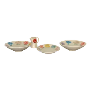 Blossom China by Tiffany and Co - Vintage - 2 Large Serving Bowls, 1 Platter and 1 Jug Set- 4 Pieces
