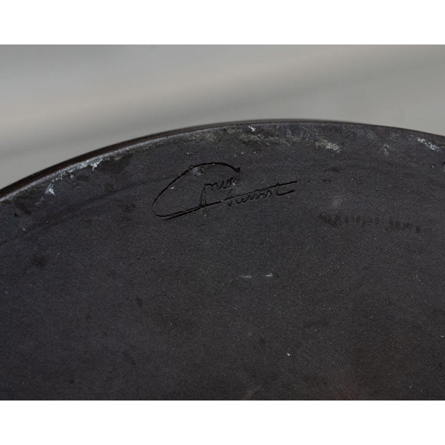 Black Large Terracotta Bakers Jug from Jean and Geneviève Dubost, 1970s For Sale - Image 8 of 9