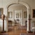 Antique pair of column pedestals dating to the late Victorian–Edwardian period, likely produced in the United States or...