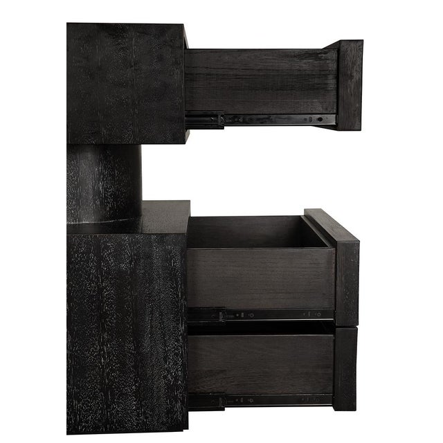 Wood NOIR Kingston Side Table For Sale - Image 7 of 9