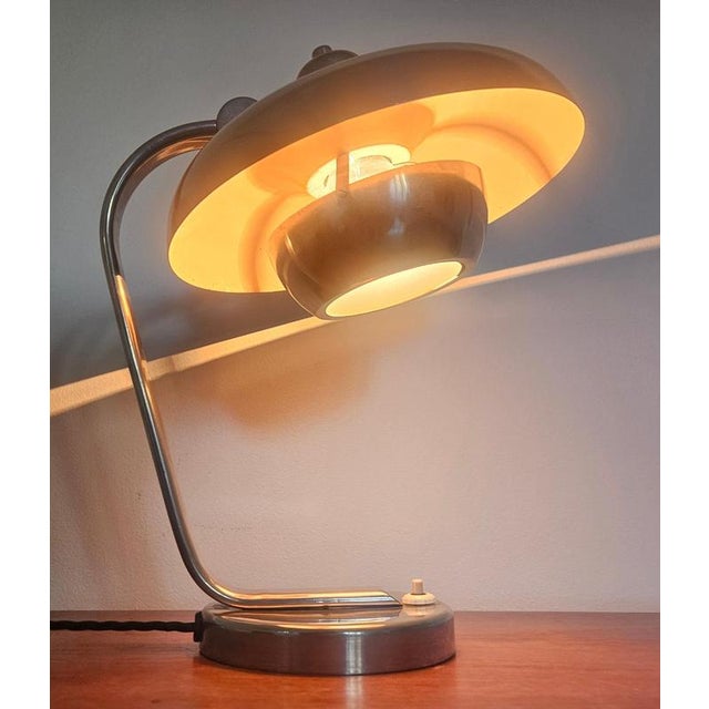 Functionalism Art Deco Bauhaus Chrome Table Lamp by Franta Anyz, 1930s For Sale - Image 15 of 18