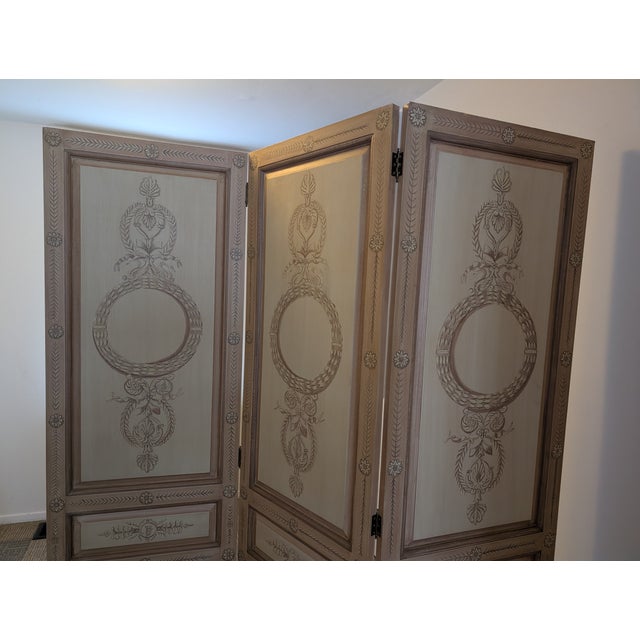 Maitland-Smith Hand Painted Regency Room Divider Screen Beautiful original labeled room divider screen. NeoClassical...