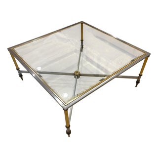 1960s Midcentury Maison Jansen Coffee Table For Sale