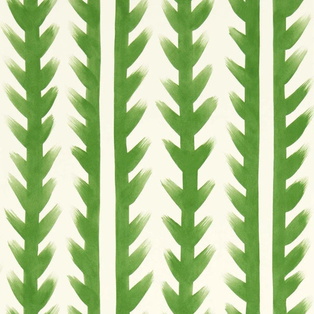Harlequin Sticky Grass Wallpaper in Emerald For Sale