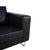 Animal Skin Indivi Set Leather Two-Seater Sofa and Stool in Black by BoConcept, Set of 2 For Sale - Image 7 of 18