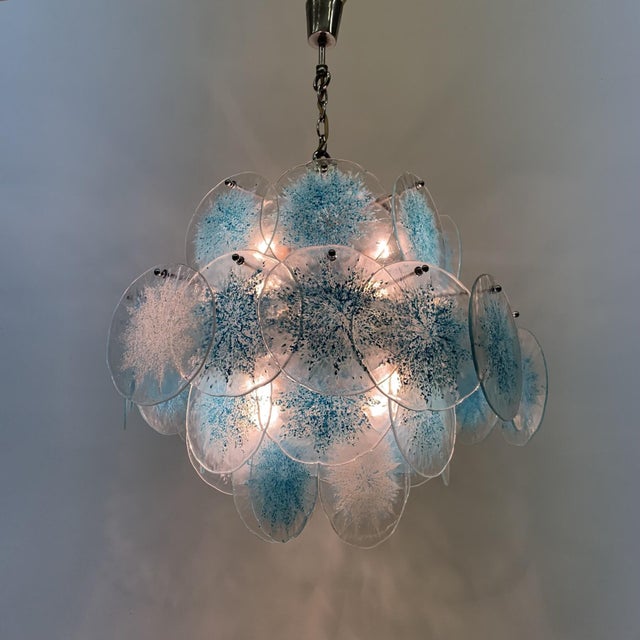 Disc Chandelier by Vistosi, 1970s For Sale - Image 17 of 18