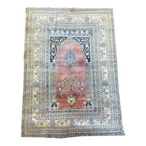 Antique Sensational 100% Silk Pesian Haji Jalilli Rug