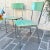 Industrial Children's Chair in Green Formica, 1960s For Sale - Image 3 of 12