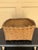 Antique American Splint Oak Square Basket, Late 19th Century For Sale - Image 9 of 12