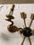 Pair of Vintage French Empire Revival Brass and Enamel Swan Sconces For Sale In Los Angeles - Image 6 of 8