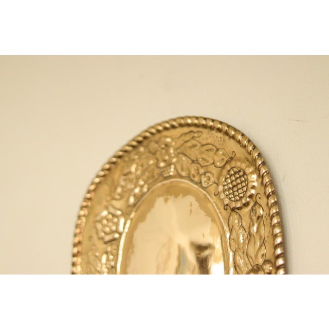 Large Mid-Century Swedish Brass Sconces, Set of 2 For Sale - Image 4 of 15