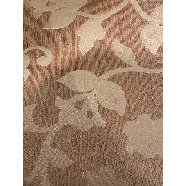 Beige Carved Wood Karges Benches With Neutral Plush Upholstery -a Pair For Sale - Image 8 of 9