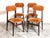 1960s Vintage Italian Teak Chairs, 1960s, Set of 4 For Sale - Image 5 of 18