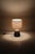Handmade Ceramic Table Lamp with Jute Lampshade from Søholm, 1960s For Sale - Image 13 of 15