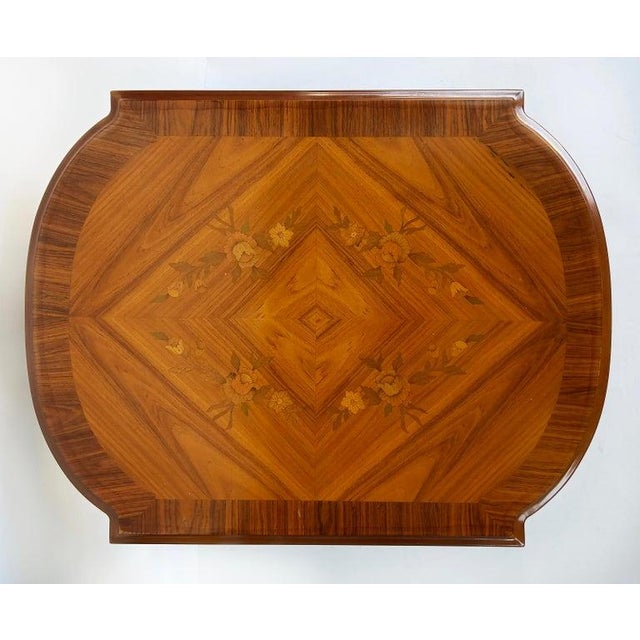 1990s Italian Inlaid Side Tables With Bronze Mounts by Marconi Arte, Pair For Sale - Image 15 of 18
