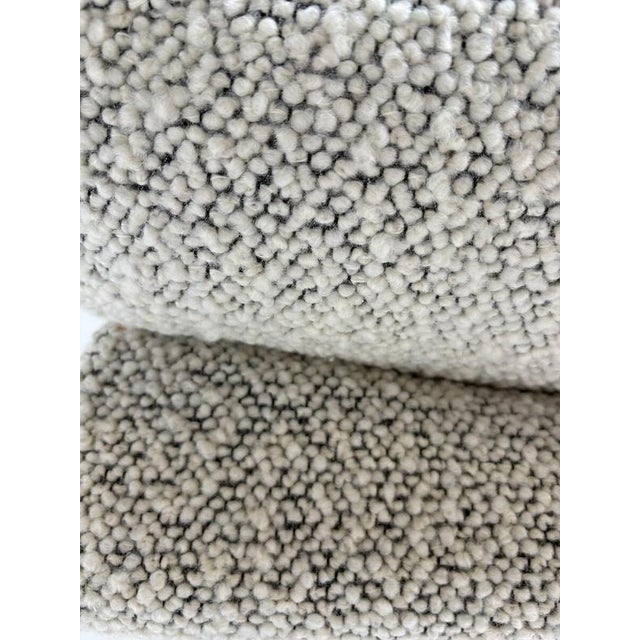 Armchairs in Boucle Fabric, Italy, Set of 5 For Sale - Image 6 of 8