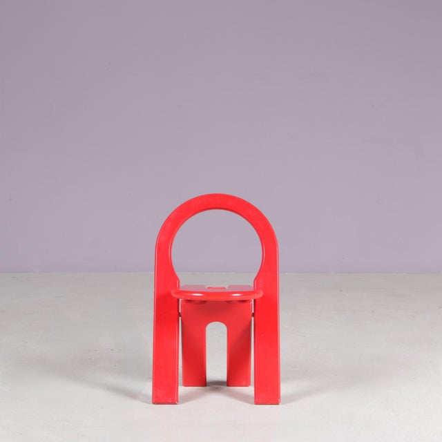 Red Childrens Model TS Folding Chairs by Roger Tallon, 1970s For Sale - Image 8 of 11
