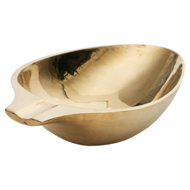 Carl Auböck Model #3548 Patinated Brass Bowl For Sale - Image 9 of 12