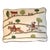 1980’s Staffordshire Bone China Cigarette Box Hunt Scene For Sale