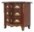 Louis XVI Style Porcelain and Gilt Metal Mounted Mahogany Diminutive Commode For Sale