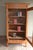 20th-century Dutch oak bookcase, display cabinet, shop cabinet, china cabinet, library cabinet. Height: 198 cm. Width: 109...