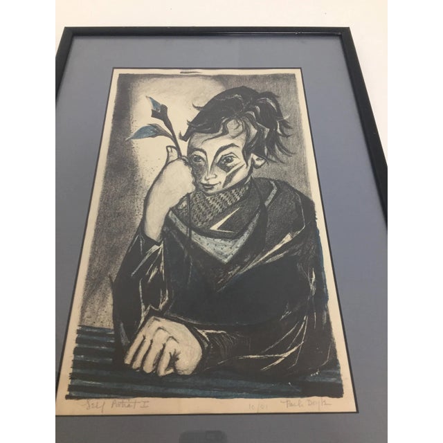 Modern 1950s “Self Portrait I” Print For Sale - Image 3 of 6