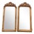 Late20C French Artisan Louis XVI Gold Wood Floor Mirror-Pair For Sale
