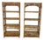 1970s Coastal Rattan Wrapped Etagere, A Pair For Sale