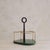Italian Green Goatskin + Brass Cocktail Set Attributed to Aldo Tura, 1970s For Sale In Chicago - Image 6 of 11