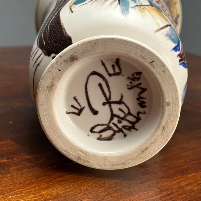 Carl-Harry Stålhane, Swedish Mid-Century Modern, Stoneware Vase, Sweden, 1943 For Sale - Image 9 of 10