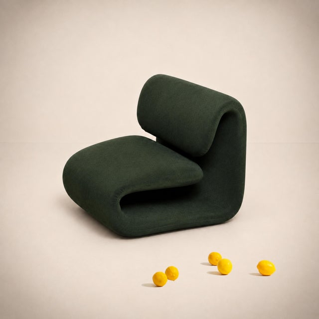 Model 1500 Slipper Chairs by Étienne-Henri Martin for TFM, 1964, Set of 2 For Sale - Image 3 of 12