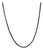 Men's Sterling Silver Black Onyx Tennis Necklace For Sale