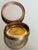 Monet Vintage 1940s Coty Sub Deb Rouge Air Spun Gold Tone Compact For Sale - Image 4 of 8
